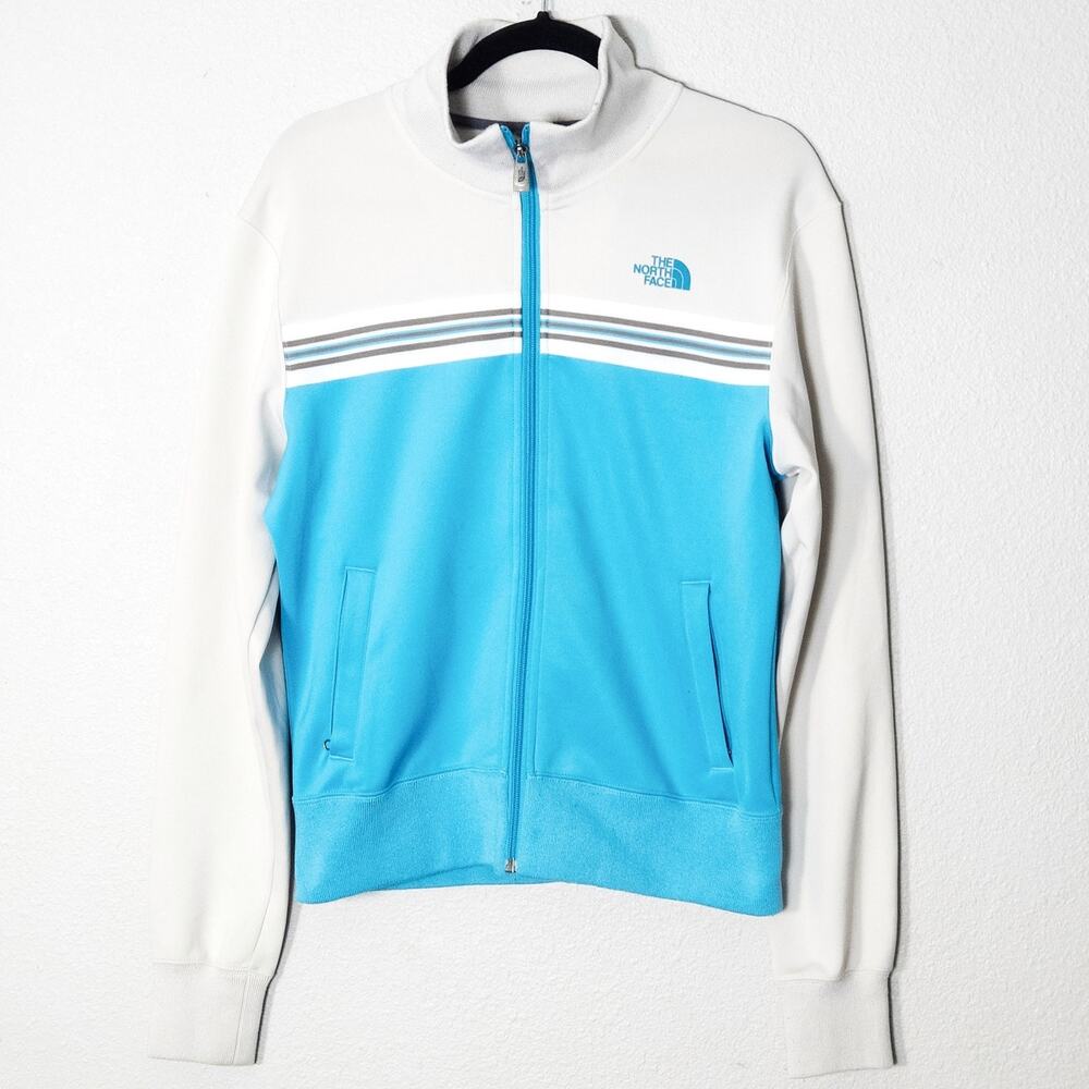 The North Face Track Jacket Size M Zip Up Sporty Retro Athleisure
